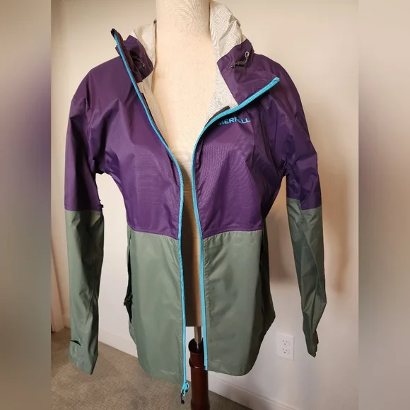 Merrell S Color Block Shell Jacket - Picture 2 of 5